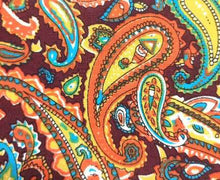 Carregar imagem no visualizador da galeria, Multicolor Autumn Paisley Self Tie Bow Tie & Pocket Square