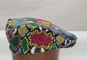 Multicolor Snake Skin Ivy Hat (1 of 1)