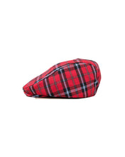 Load image into Gallery viewer, Red Plaid Ivy Hat
