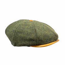 Cargar imagen en el visor de la galería, Gorro verde manzana/newsboy de mezcla de lana
