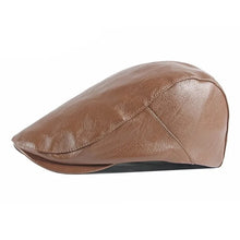 Load image into Gallery viewer, Brown Leather Ivy Hat
