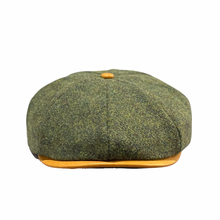 Cargar imagen en el visor de la galería, Gorro verde manzana/newsboy de mezcla de lana

