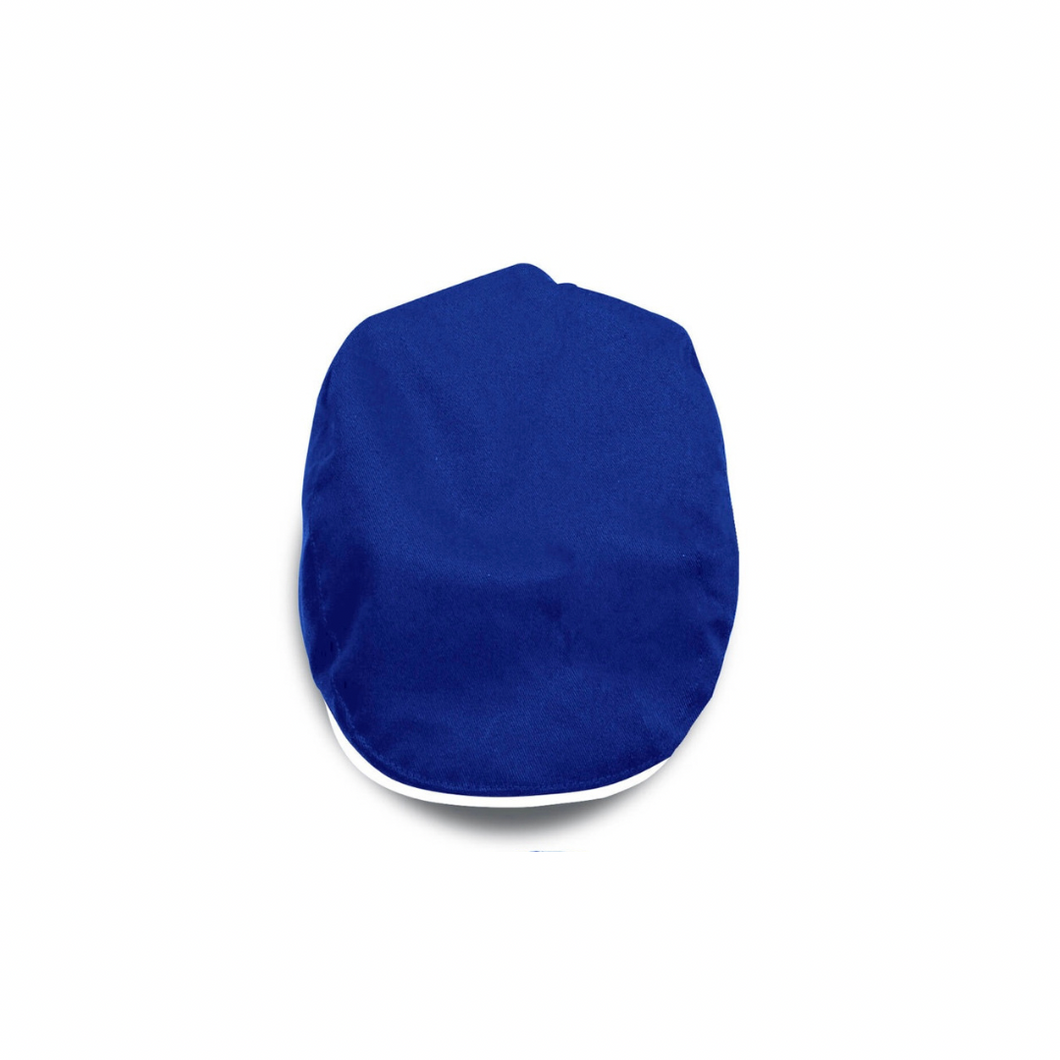 Royal Blue and White Ivy Hat