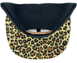 Cheetah Print Snapback Hat
