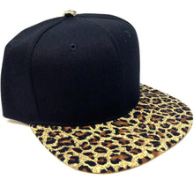 Load image into Gallery viewer, Cheetah Print Snapback Hat
