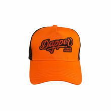 Carregar imagem no visualizador da galeria, Dapper Trucker Hat (Orange/Black)
