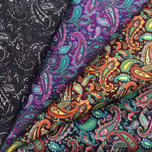 Load image into Gallery viewer, Multicolor Autumn Paisley Self Tie Bow Tie &amp; Pocket Square
