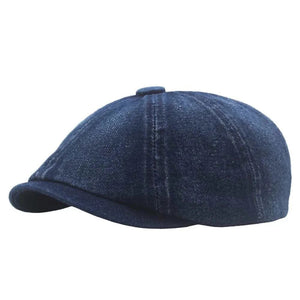 Denim Blue Newsboy Hat