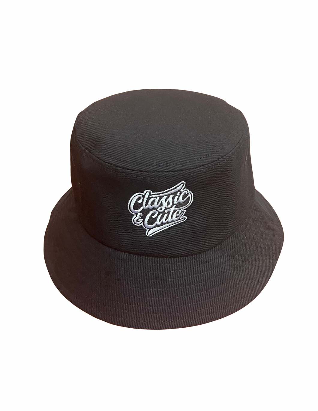Sombrero de pescador negro clásico y lindo