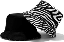 Load image into Gallery viewer, Zebra Print Bucket Hat (Reversible)

