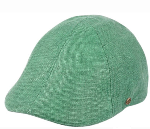Sombrero de pico de pato verde manzana