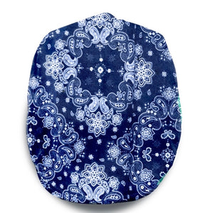 Sombrero de hiedra de cachemira azul