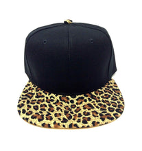 Load image into Gallery viewer, Cheetah Print Snapback Hat
