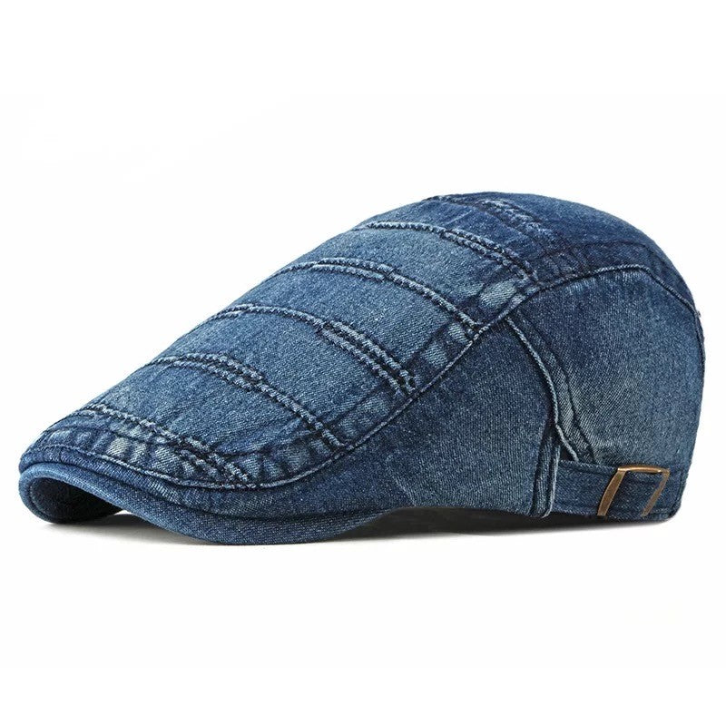 Chapeau de lierre en denim (bleu jean)