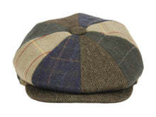 Load image into Gallery viewer, Olive Multicolored Newsboy Hat
