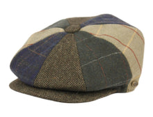 Load image into Gallery viewer, Olive Multicolored Newsboy Hat
