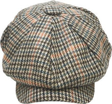 Load image into Gallery viewer, Multicolor Houndstooth Newsboy Hat (S/M)
