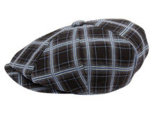 Carregar imagem no visualizador da galeria, Plaid/Checkered Snap Front Newsboy Hat
