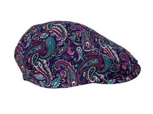 Purple Multicolor Paisley Ivy Hat