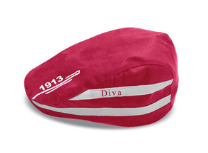 Chapeau de Diva 1913 rouge et blanc