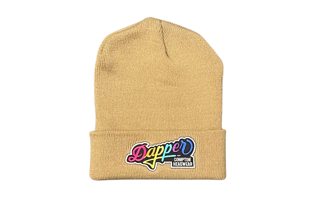 Bonnet Dapper Kaki (logo multicolore)