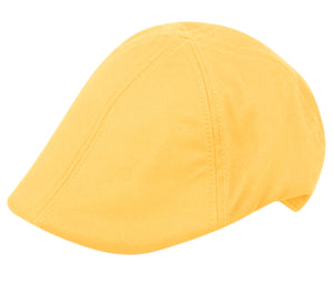 Sombrero de hiedra de pico de pato amarillo