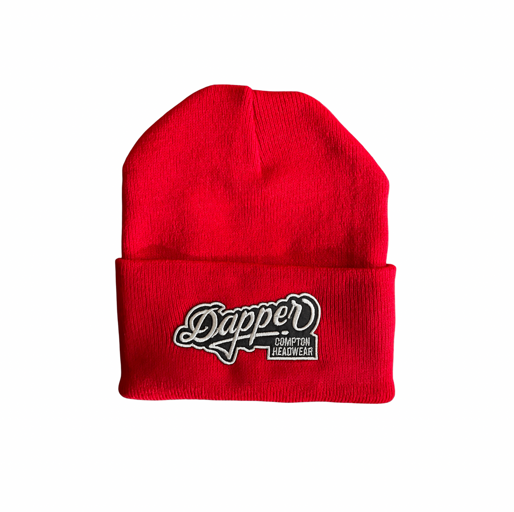 Bonnet Dapper Rouge (Logo Blanc)
