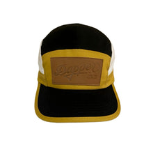 Load image into Gallery viewer, Black/Gold/White Dapper Cap
