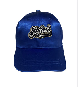 Royal Blue Satin Stylish and Unbothered Hat