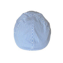 Load image into Gallery viewer, Light Blue Striped Duckbill Hat
