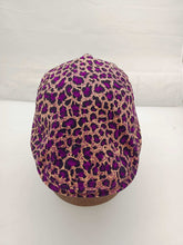 Load image into Gallery viewer, Purple Cheetah Print Hat
