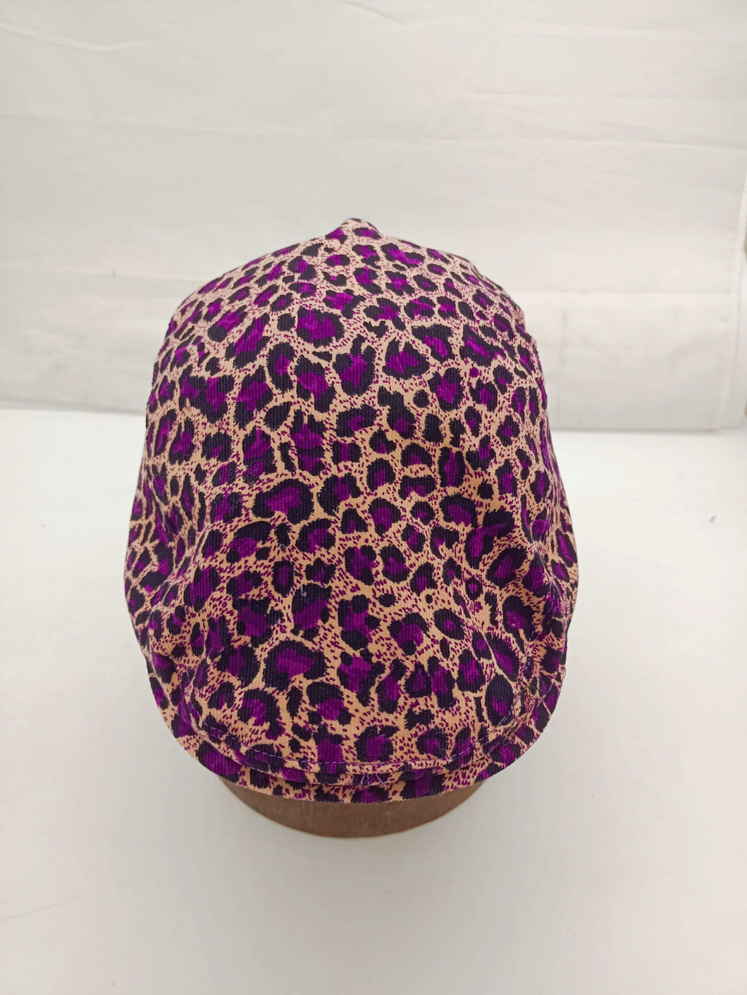 Purple Cheetah Print Hat
