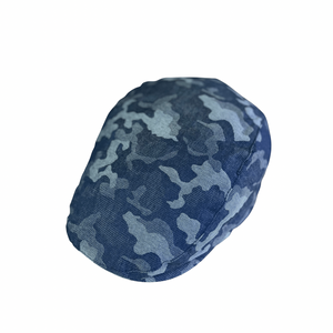 Chapeau de lierre camouflage bleu
