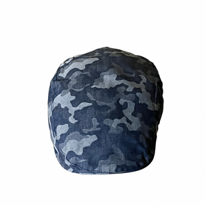 Chapeau de lierre camouflage bleu