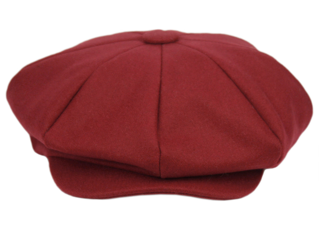 Donau Væve Fil Burgundy Big Applejack Hat – Compton Headwear