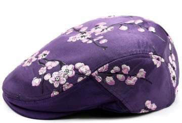 Purple Floral Ivy Hat