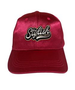 Pink Satin Stylish and Unbothered Hat