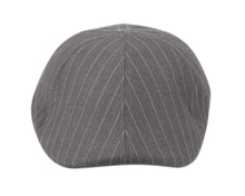Load image into Gallery viewer, Gray Pinstripe Duckbill Hat (Size: Small/Medium)
