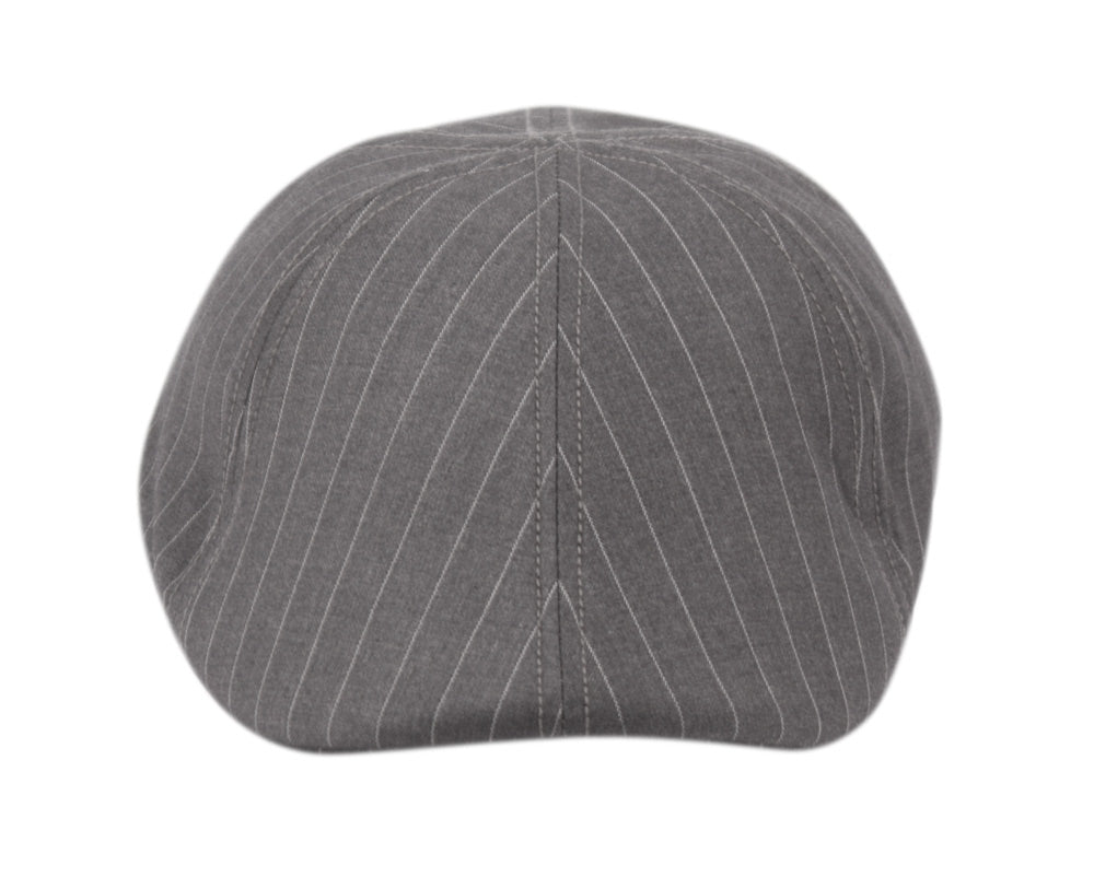 Sombrero de pico de pato gris a rayas (tamaño: pequeño/mediano)