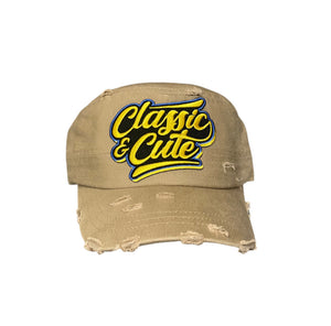 Classic and Cute Hat (Yellow/Blue)