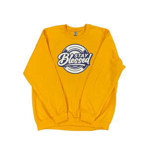 Stay Blessed Sweatshirt (Yellow)