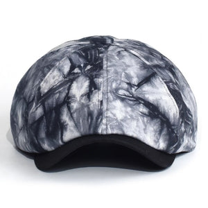 Sombrero Newsboy de color negro lavado con ácido