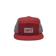 Load image into Gallery viewer, Red and Black Dapper Snapback
